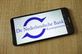 De Nederlandsche Bank DNB logo displayed on smartphone