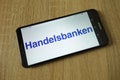 Svenska Handelsbanken AB logo displayed on smartphone