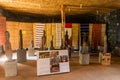 KONSO, ETHIOPIA - FEBRUARY 7, 2020: Waka (Waga) memorial wooden statues of Konso culture in Konso Museum