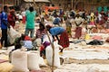 Local people on the market in the town of Konso, Ethiopia