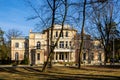 Konstancin-Jeziorna, Poland - Reconstructed historic Casino Palace Konstancin residence in Konstancin-Jeziorna Springs Park - Park