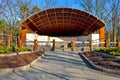 Konstancin-Jeziorna, Poland - Reconstructed historic open amphitheater in Konstancin-Jeziorna Springs Park - Park Zdrojowy w