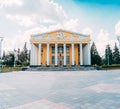 Konstantin Ivanov Chuvash Drama Theater. The center of the city of Cheboksary, Chuvashia, Russia. Royalty Free Stock Photo