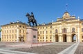 Konstantinovsky (Congress) palace and monument to Peter the Great, Saint Petersburg, Russia