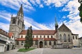Konstanz, Germany -  Full side view of Constance Minster or Cathedral in historic city center Royalty Free Stock Photo