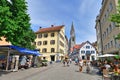 Konstanz, Germany - Town square called `St. Stephans Platz` in old historic city center of Konstanz