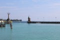 Konstanz Lake Boat Landscape Royalty Free Stock Photo