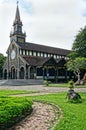 Kontum wooden church, ancient cathedral, heritage