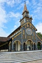 Kontum wooden church, ancient cathedral, heritage