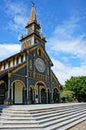 Kontum wooden church, ancient cathedral, heritage