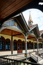 Kontum wooden church, ancient cathedral, heritage