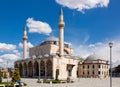 Konya central square with Selimiye medieval Ottoman mosque Royalty Free Stock Photo