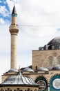 Minaret of Selimiye Mosque in Konya city Royalty Free Stock Photo