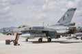 Fighter Aircraft in Apron of Konya Airport during Anatolian Eagle Air Force Exercise Royalty Free Stock Photo