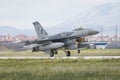 Fighter Aircraft landing to Konya Airport during Anatolian Eagle Air Force Exercise