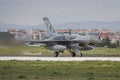 Fighter Aircraft take-off from Konya Airport during Anatolian Eagle Air Force Exercise Royalty Free Stock Photo