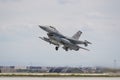 Fighter Aircraft Take-off from Konya Airport during Anatolian Eagle Air Force Exercise Royalty Free Stock Photo