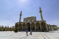 Konya view. Sultan Selim Mosque and walking people.