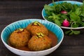 Koofteh Tabrizi Large Meatballs Stuffed With Dried Fruits And Nu