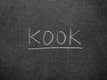 Kook Royalty Free Stock Photo