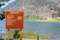 Kookoosint ,Montana,fishing access Royalty Free Stock Photo