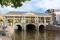 Koornbrug bridge in Leiden, Netherlands Royalty Free Stock Photo