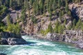 Kootenai falls Royalty Free Stock Photo