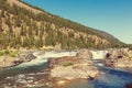 Kootenai falls Royalty Free Stock Photo
