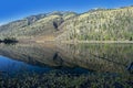 Kootenay Lake and mountains Royalty Free Stock Photo