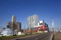 Kop van Zuid in Rotterdam Royalty Free Stock Photo