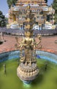 Kopan monastery fountain located near kathmandu Royalty Free Stock Photo