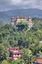 Kopan monastery located near kathmandu Royalty Free Stock Photo