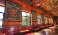 Kopan monastery located near kathmandu Royalty Free Stock Photo