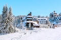 Panorama of ski resort Kopaonik, Serbia Royalty Free Stock Photo