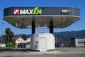 Maxen 24/7 selfservice gas station Royalty Free Stock Photo