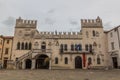 KOPER, SLOVENIA - MAY 15, 2019: Praetorian Palace at Titov Trg square in Koper, Sloven