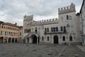 The Praetorian Palace is a 15th-century Venetian Gothic palace in the city of Koper. Royalty Free Stock Photo