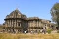 Kopeshwar temple. Left side view. Khidrapur, Kolhapur, Maharashtra, India Royalty Free Stock Photo