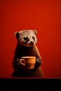 Kopi luwak animal. Indonesian coffee concept Royalty Free Stock Photo