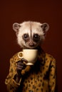 Kopi luwak animal. Indonesian coffee concept Royalty Free Stock Photo