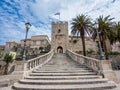 Kopnena Vrata, Main Town Gate in Korcula old town, Croatia Royalty Free Stock Photo