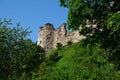 Koporye fortress in summer. monument of Russian medieval defensive architecture Royalty Free Stock Photo