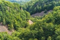 Kopparhatten viewpoint at Soderasen National park is Scania`s highest point at 212 m