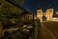 The Koppelpoort, a medieval water and land gate in the Dutch city of Amersfoort, province of Utrecht Royalty Free Stock Photo