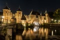 The Koppelpoort, a medieval water and land gate in the Dutch city of Amersfoort, province of Utrecht Royalty Free Stock Photo