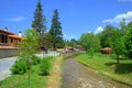 Koprivshtitsa street and river