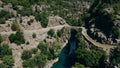 Koprulu Canyon National Park. Bridge and water resources. Manavgat, Antalya, Turkey. Royalty Free Stock Photo