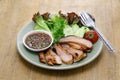 Kor Moo Yang ( charcoal grilled pork jowl meat ), Thai Isan cuisine