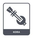 kora icon in trendy design style. kora icon isolated on white background. kora vector icon simple and modern flat symbol for web