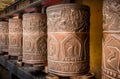 Kora Prayer wheels Royalty Free Stock Photo